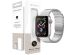 Selencia Bracelet magnétique en acier Apple Watch Series 1-9 / SE - 38/40/41 mm / Series 10 - 42 mm - Argent