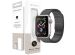 Selencia Bracelet magnétique en acier Apple Watch Series 1-9 / SE - 38/40/41mm - Noir