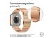 Selencia Bracelet magnétique en acier Apple Watch Series 1-10 / SE / Ultra (2) - 42/44/45/46/49 mm - Rosé Dorée