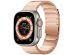 Selencia Bracelet magnétique en acier Apple Watch Series 1-10 / SE / Ultra (2) - 42/44/45/46/49 mm - Rosé Dorée