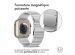 Selencia Bracelet magnétique en acier Apple Watch Series 1-10 / SE / Ultra (2) - 42/44/45/46/49 mm - Argent