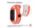 iMoshion Bracelet sportif en silicone Xiaomi Mi Band 7 - Néon Orange / Blanc