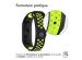 imoshion Bracelet sportif en silicone Xiaomi Mi Band 5 / 6 - Noir / Lime