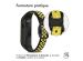 iMoshion Bracelet sportif en silicone Samsung Galaxy Fit 2 - Noir / Jaune