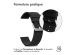 imoshion Bracelet en silicone - Connexion universelle de 24 mm - Noir