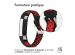 imoshion Bracelet sportif en silicone Fitbit Alta (HR) - Noir/Rouge