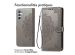 imoshion Etui de téléphone portefeuille Mandala Samsung Galaxy A34 (5G) - Gris