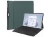 iMoshion Coque tablette Trifold Microsoft Surface Pro 9 / Pro 10 - Vert foncé