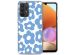 iMoshion Coque Design Samsung Galaxy A33 - Retro Blue Flowers