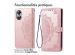 imoshion Etui de téléphone portefeuille Mandala Oppo A17 - Rose Dorée