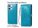 imoshion Etui de téléphone portefeuille Mandala Xiaomi Redmi Note 12 Pro Plus - Turquoise