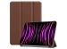 iMoshion Coque tablette Trifold iPad Pro 12.9 (2022) / Pro 12.9 (2021) - Brun