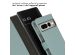 Selencia Étui de téléphone portefeuille en cuir véritable Google Pixel 7 Pro - Air Blue