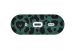 iMoshion Coque Hardcover Design AirPods Pro 2 - Green Leopard