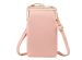 imoshion Sac téléphone en cuir végan Crossbody - Rose