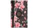 imoshion Coque tablette Design rotatif à 360° Galaxy Tab A7 Lite - Blossom Watercolor Black