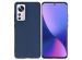 imoshion Coque Couleur Xiaomi 12 / 12X - Bleu foncé