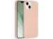 Accezz Coque Liquid Silicone iPhone 14 Plus - Rose