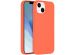 Accezz Coque Liquid Silicone avec MagSafe iPhone 14 - Nectarine