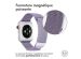 imoshion Bracelet magnétique milanais Apple Watch Series 1-9 / SE - 38/40/41 mm / Series 10 - 42 mm - Taille S - Violet