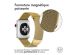 imoshion Bracelet magnétique milanais Apple Watch Series 1-10 / SE / Ultra (2) - 42/44/45/46/49 mm - Taille S - Dorée