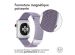 imoshion Bracelet magnétique milanais Apple Watch Series 1-10 / SE / Ultra (2) - 42/44/45/46/49 mm - Taille S - Violet