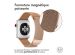 imoshion Bracelet magnétique milanais Apple Watch Series 1-10 / SE / Ultra (2) - 42/44/45/46/49 mm - Taille S - Rose Dorée