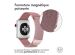 imoshion Bracelet magnétique milanais Apple Watch Series 1-10 / SE / Ultra (2) - 42/44/45/46/49 mm - Taille S - Rose