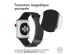 imoshion Bracelet magnétique milanais Apple Watch Series 1-10 / SE / Ultra (2) - 42/44/45/46/49 mm - Taille S - Noir