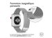 imoshion Bracelet magnétique milanais Apple Watch Series 1-10 / SE / Ultra (2) - 42/44/45/46/49 mm - Taille M - Argent