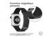 imoshion Bracelet magnétique milanais Apple Watch Series 1-10 / SE / Ultra (2) - 42/44/45/46/49 mm - Taille M - Noir