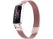 imoshion Bracelet magnétique milanais le Fitbit Luxe - Taille S - Rose