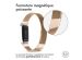 imoshion Bracelet magnétique milanais le Fitbit Luxe - Taille M - Rose Dorée