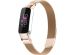 imoshion Bracelet magnétique milanais le Fitbit Luxe - Taille M - Rose Dorée