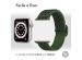 imoshion Bande élastique en nylon Apple Watch Series 1-9 / SE - 38/40/41 mm / Series 10 - 42 mm - Vert foncé