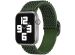 imoshion Bande élastique en nylon Apple Watch Series 1-9 / SE - 38/40/41 mm / Series 10 - 42 mm - Vert foncé