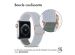 imoshion Bande élastique en nylon Apple Watch Series 1-9 / SE - 38/40/41 mm / Series 10 - 42 mm - Gris clair