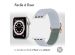 imoshion Bande élastique en nylon Apple Watch Series 1-9 / SE - 38/40/41 mm / Series 10 - 42 mm - Gris clair