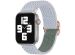 imoshion Bande élastique en nylon Apple Watch Series 1-9 / SE - 38/40/41 mm / Series 10 - 42 mm - Gris clair