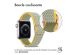 imoshion Bande élastique en nylon Apple Watch Series 1-9 / SE - 38/40/41 mm / Series 10 - 42 mm - ﻿Vert clair