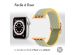 imoshion Bande élastique en nylon Apple Watch Series 1-9 / SE - 38/40/41 mm / Series 10 - 42 mm - ﻿Vert clair