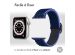 imoshion Bande élastique en nylon Apple Watch Series 1-9 / SE - 38/40/41 mm / Series 10 - 42 mm - Bleu foncé