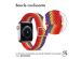 imoshion Bande élastique en nylon Apple Watch Series 1-9 / SE - 38/40/41 mm / Series 10 - 42 mm - Rainbow