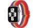 imoshion Bande élastique en nylon Apple Watch Series 1-9 / SE - 38/40/41 mm / Series 10 - 42 mm - Rainbow