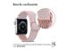 imoshion Bande élastique en nylon Apple Watch Series 1-9 / SE - 38/40/41 mm / Series 10 - 42 mm - Rose