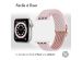 imoshion Bande élastique en nylon Apple Watch Series 1-9 / SE - 38/40/41 mm / Series 10 - 42 mm - Rose