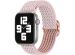 imoshion Bande élastique en nylon Apple Watch Series 1-9 / SE - 38/40/41 mm / Series 10 - 42 mm - Rose