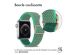 imoshion Bande élastique en nylon Apple Watch Series 1-9 / SE - 38/40/41 mm / Series 10 - 42 mm - Turquoise