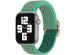 imoshion Bande élastique en nylon Apple Watch Series 1-9 / SE - 38/40/41 mm / Series 10 - 42 mm - Turquoise