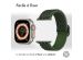 iMoshion Bande élastique en nylon Apple Watch Series 1-9 / SE / Ultra (2) - 42/44/45/49 mm - Vert foncé